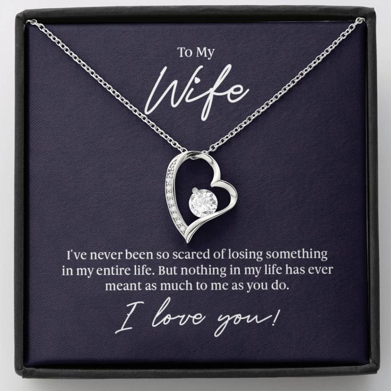 Forever Love Necklace – Custom Artwork Upload 💖