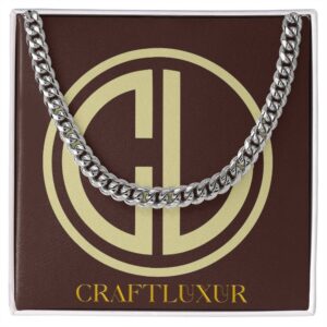 Custom Cuban Link Chain with Luxury Box Personalized Gift